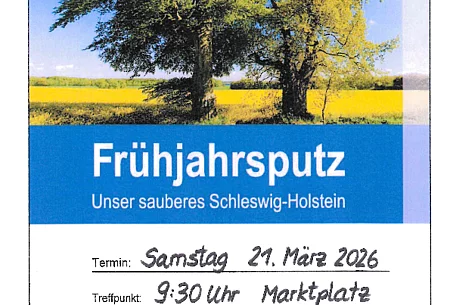 Plakat Aktion Sauberes Schleswig-Holstein
